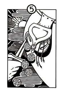 Five of Pentacles (Coins)