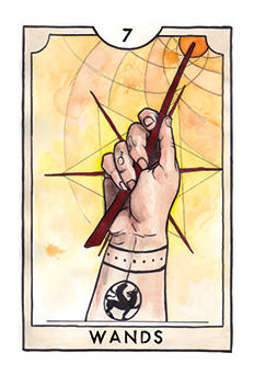 Seven of Wands