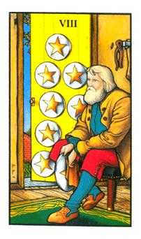 Eight of Pentacles (Coins)