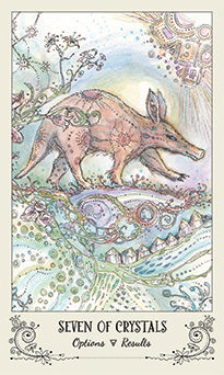 Seven of Crystals (Coins)