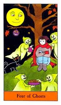 Four of Ghosts (Cups)
