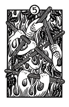 Five of Wands