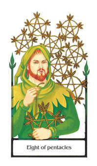 Eight of Pentacles (Coins)