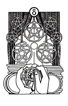 Eight of Pentacles (Coins)