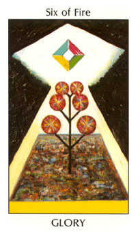 Six of Fire (Wands)