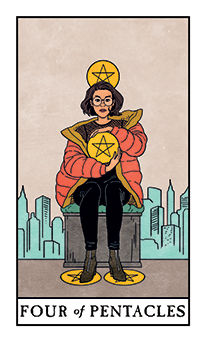 Four of Pentacles (Coins)