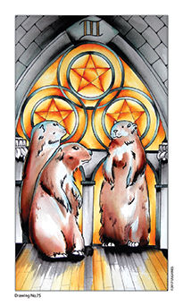 Three of Pentacles (Coins)