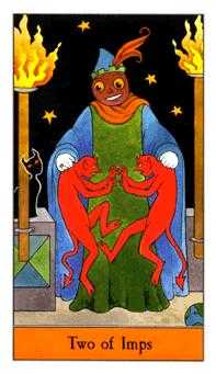 Two of Imps (Wands)