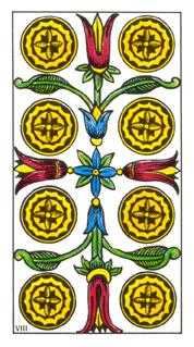 Eight of Pentacles (Coins)