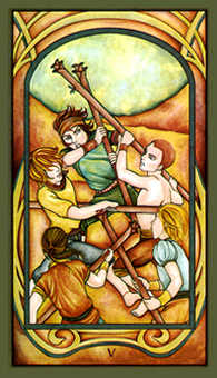Five of Wands
