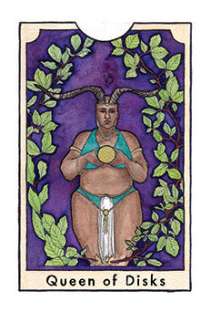 Queen of Disks (Coins)