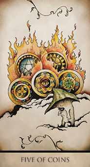 Five of Coins