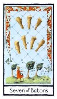 Seven of Batons (Wands)