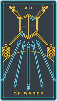 Seven of Wands