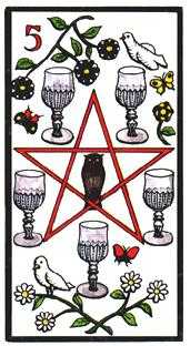 Five of Cups