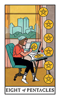 Eight of Pentacles (Coins)