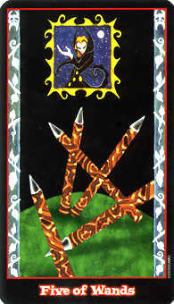 Five of Wands
