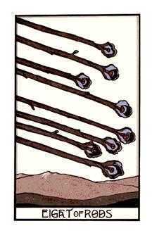 Eight of Rods (Wands)