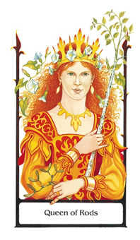 Queen of Rods (Wands)