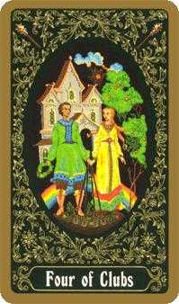 Four of Clubs (Wands)