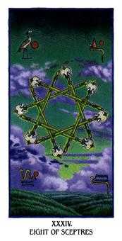 Eight of Sceptres (Wands)