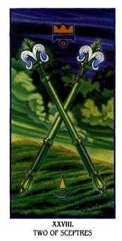 Two of Sceptres (Wands)