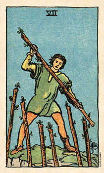 Seven of Wands
