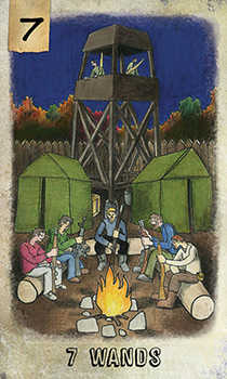 Seven of Wands