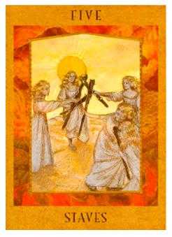 Five of Staves (Wands)