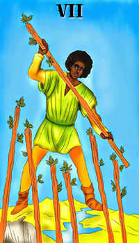 Seven of Wands