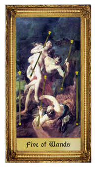 Five of Wands