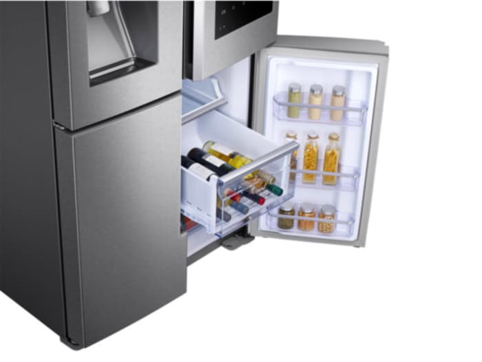 Smart kitchen innovations allow to exchange fridge and freezer areas at need.