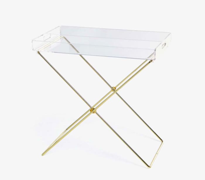 Plastic table-tray, by Zara Home.