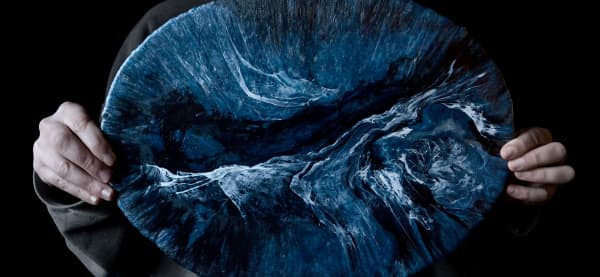 Weez & Merl production process; the marble-like compound.