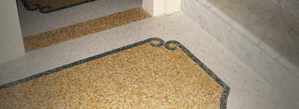 Original Venetian terrazzo flooring.