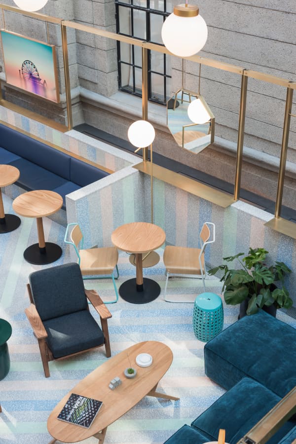 Terrazzo co-working space WeWork.