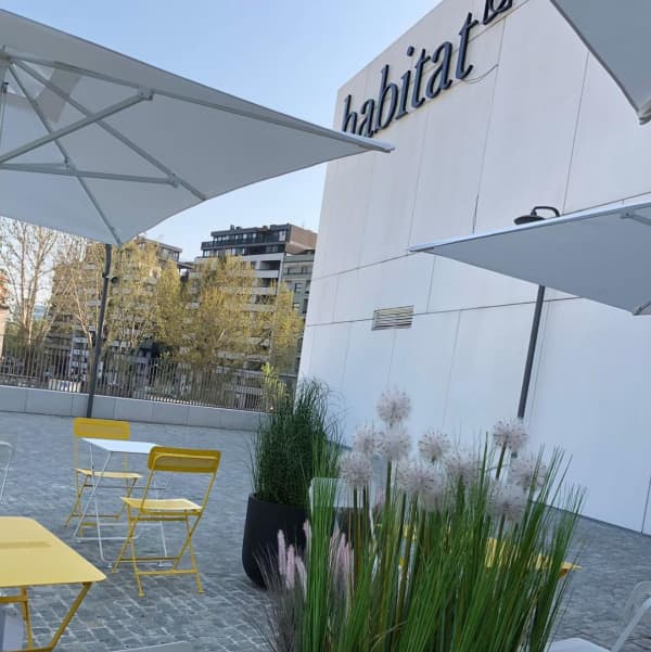 View of the Habitat store in CityLife shopping district.