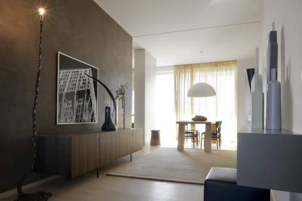 Biophilic interior design in CityLife, entrance.