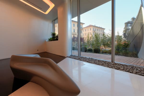 Biophilic interior design in CityLife, lobby.
