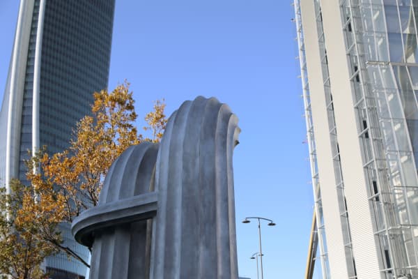 Art installation in the park of CityLife.