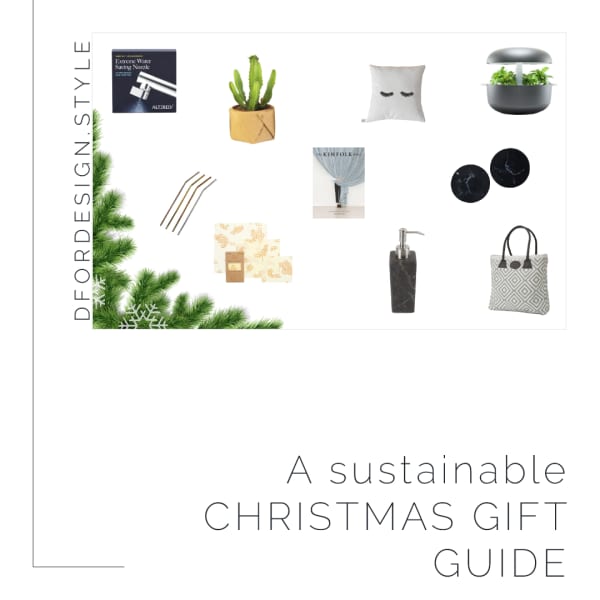 A sustainable Christmas gift guide. Pin it.