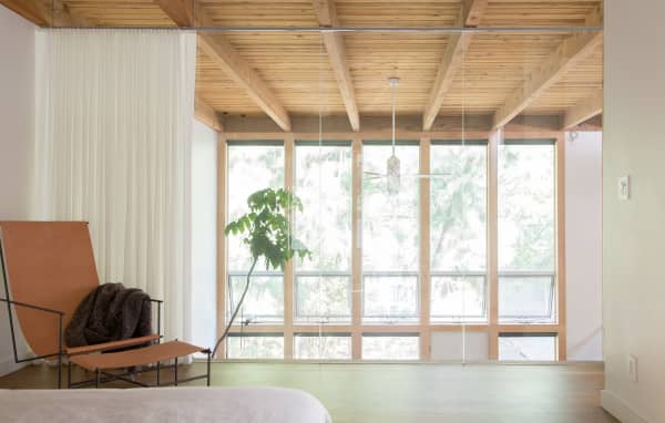 Cozy corner on a bright mezzanine.