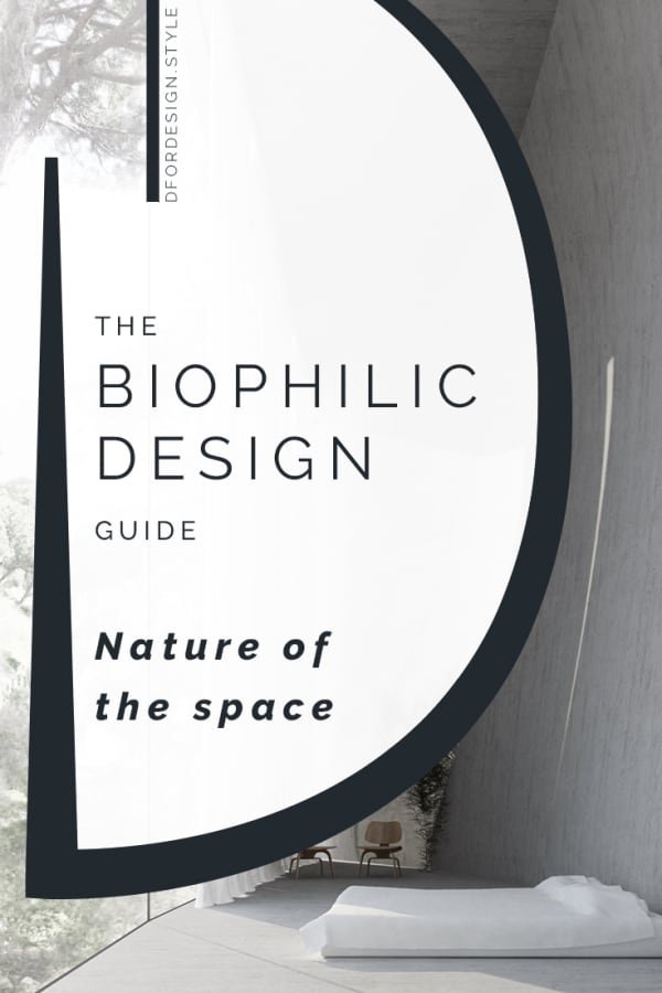 Biophilic design, nature of the space. Pin It.