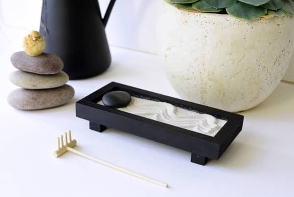 Mini-zen garden.