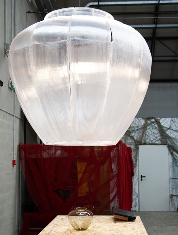 Wilhelm lamp, one of the plastic recycling design projects joining the Guiltless Plastic Initiative.