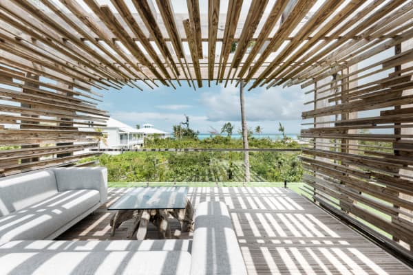 View from the patio of Villa Islander.