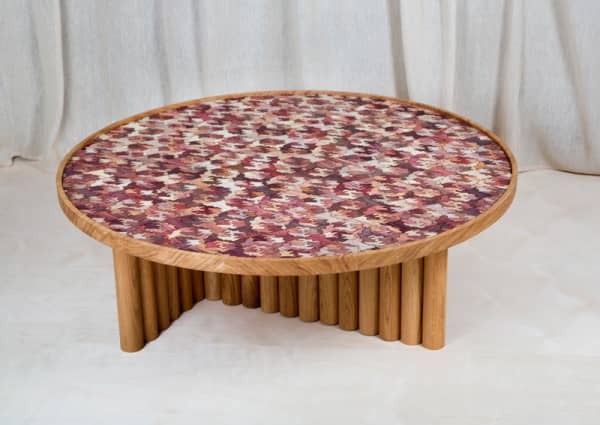 Coffee table with Totomoxtle top.