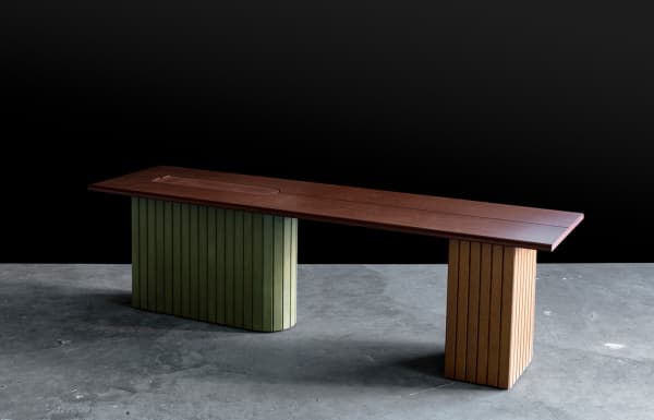 MDF bench.