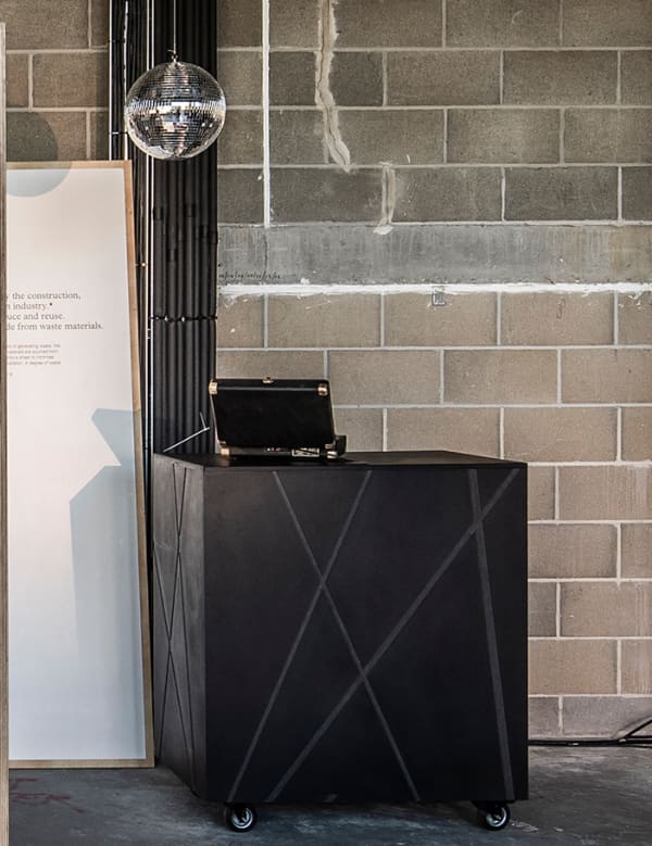 MDF DJ booth.