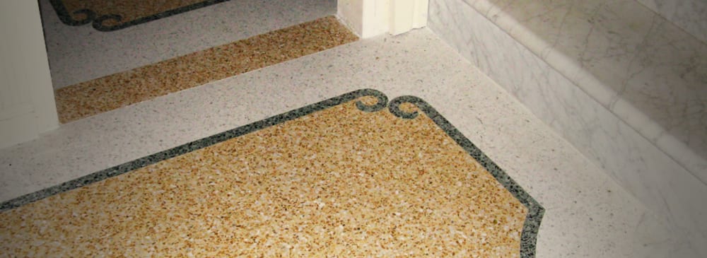 Original Venetian terrazzo flooring.<span class="sr-only"> (opened in a new window/tab)</span>